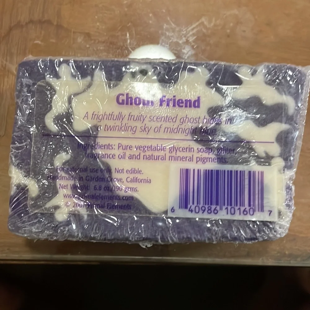Vintage Primal Elements soap from 2001-Ghoul Friend. Only natural ingredients.